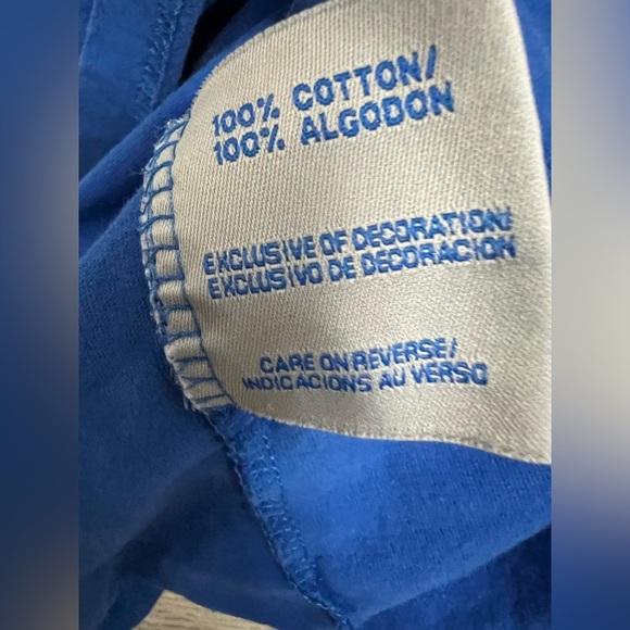 NBA Vintage Blue Short Sleeve Tee Got Moves sz 2XL - Picture 8 of 8